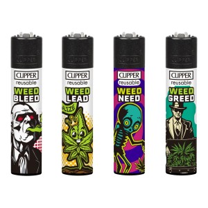 Zapalniczki Clipper CP11 Weed Rhyme - 48 szt BOX
